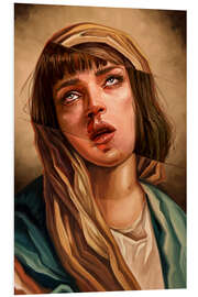 Stampa su PVC Pulp Fiction - Mia Wallace