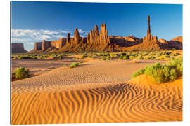 Gallery print Desert in Monument Valley, Arizona