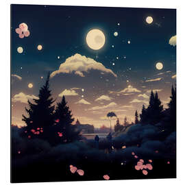 Magnettafel Im Mondlicht