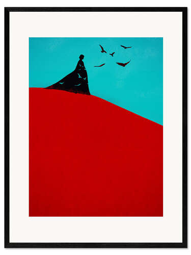 Plakat artystyczny premium w ramie Mistress of Crows