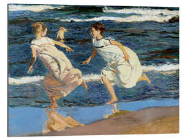 Magnettafel Rennen am Strand (Detail)
