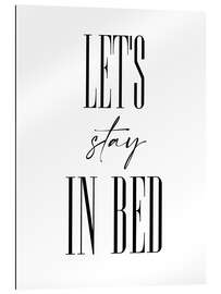 Gallery print Let&#039;s Stay in Bed