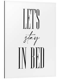 Magnettafel Let's Stay in Bed