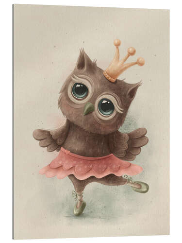 Galleritryk Cute Owl Ballerina