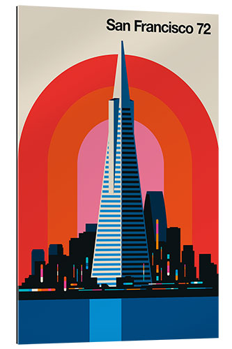 Tableau en plexi-alu San Francisco 72