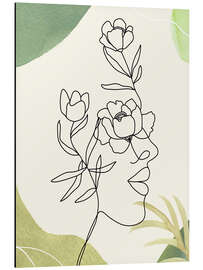 Magnettafel Line Art Wellness Portrait II