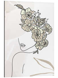 Magnettafel Line Art Wellness Portrait I