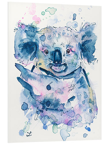 Foam board print Peaceful Koala Bear