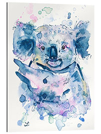 Tableau en plexi-alu Peaceful Koala Bear