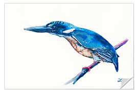 Sticker mural Azure Kingfisher