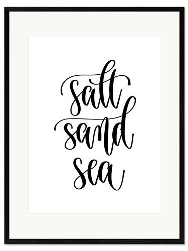 Framed art print Salt Sand Sea