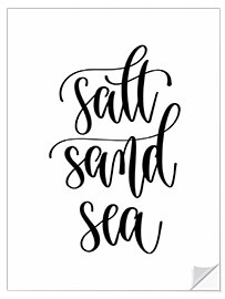 Sticker mural Salt Sand Sea