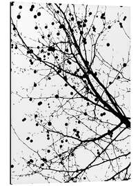 Magnettafel Platane mit Früchten