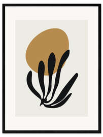 Stampa artistica con cornice Simple Plant II