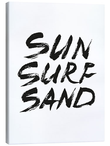 Leinwandbild Sun Surf Sand