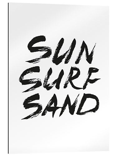 Quadro em plexi-alumínio Sun Surf Sand