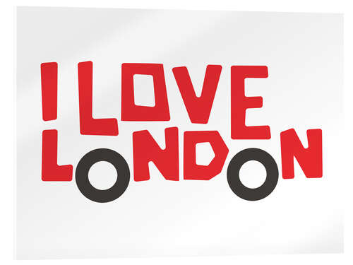 Akrylbilde I Love London