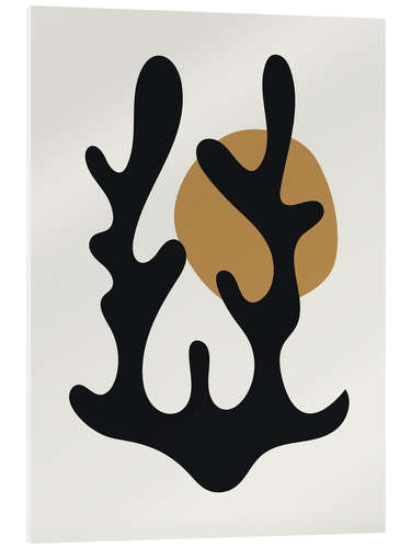 Tableau en verre acrylique Simple Plant I