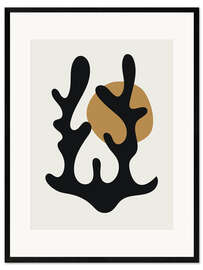 Stampa artistica con cornice Simple Plant I