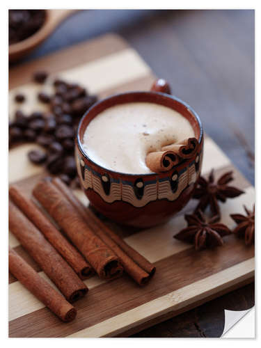 Autocolante decorativo Coffee with Cinnamon