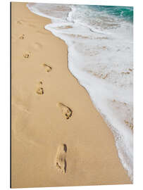Magnettafel Spuren im Sand