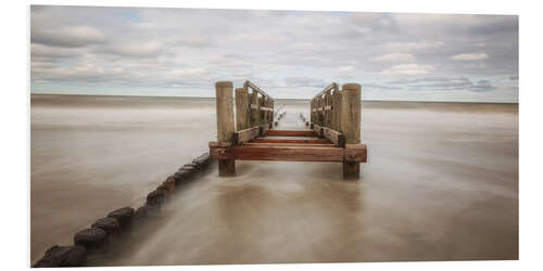 Hartschaumbild Winterpause am Meer