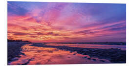 Foam board print Colorful Sunset at the Sea