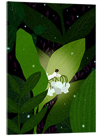 Obraz na szkle akrylowym Night fairy reading