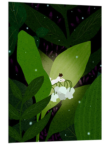 PVC-taulu Night fairy reading