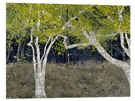 Foam board print Fireflies in the forest