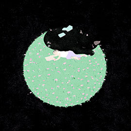 Magnettafel Katzenmädchen