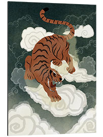 Tableau en aluminium Tigress on clouds