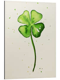 Aluminium print Lucky Clover