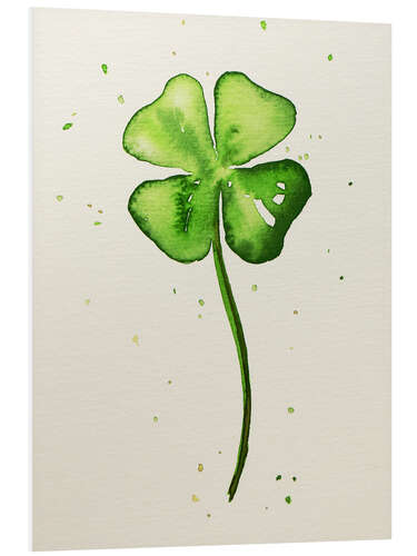 Tableau en PVC Lucky Clover