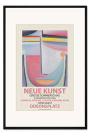 Gerahmter Kunstdruck Symphony in Pink, Münchner Kunstausstellung