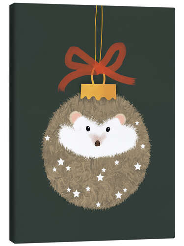 Canvas print Holiday Hedgehog