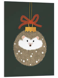 Cuadro de plexi-alu Holiday Hedgehog