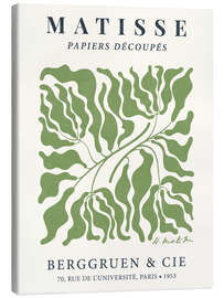Lerretsbilde Henri Matisse Floral Abstract, Green - TAlex
