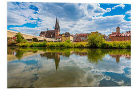 Foam board print Summer in Regensburg