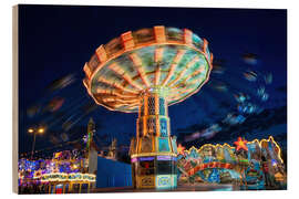 Holzbild Kettenkarussell - Holger Bücker (BuPix)