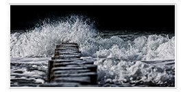 Poster Stormy Baltic Sea