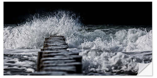 Vinilo para la pared Stormy Baltic Sea