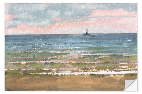 Sisustustarra Сolourful seascape