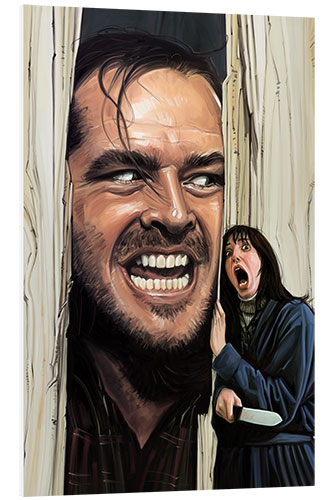 Foam board print Here's Johnny - The Shining