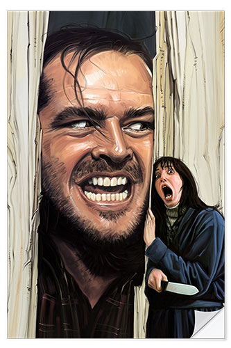 Selvklæbende plakat Here's Johnny - The Shining