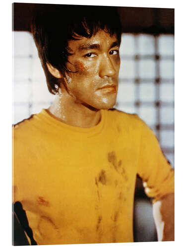 Akrylglastavla Bruce Lee, Portrait