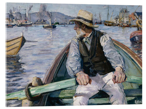 Acrylglasbild Nach vorn blickend, Bergen Bay