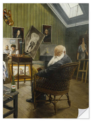 Sisustustarra Self-Portrait in the Studio