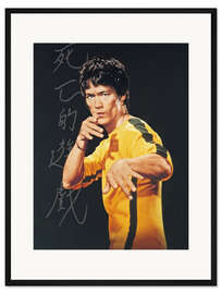 Gerahmter Kunstdruck Bruce Lee