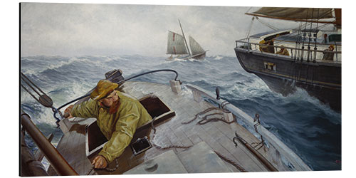 Alumiinitaulu Pilot in Rough Weather